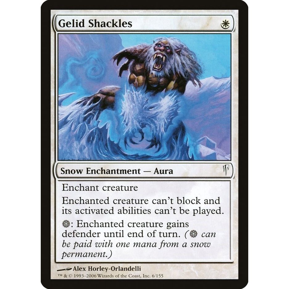Image for Gelid Shackles (6) (CSP) - Magic: The Gathering