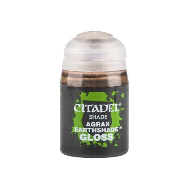 Image for Citadel Shade Gloss Paint: Agrax Earthshade Gloss - Citadel Paints
