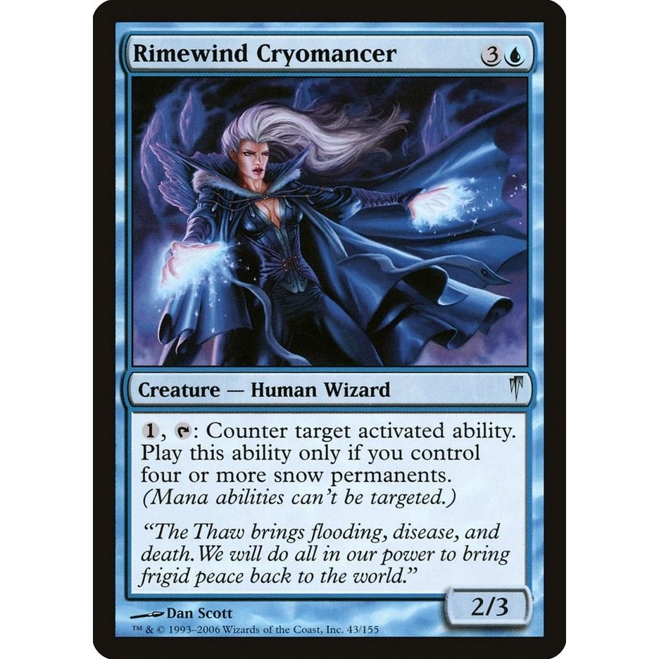 Image for Rimewind Cryomancer (43) (CSP) - Magic: The Gathering