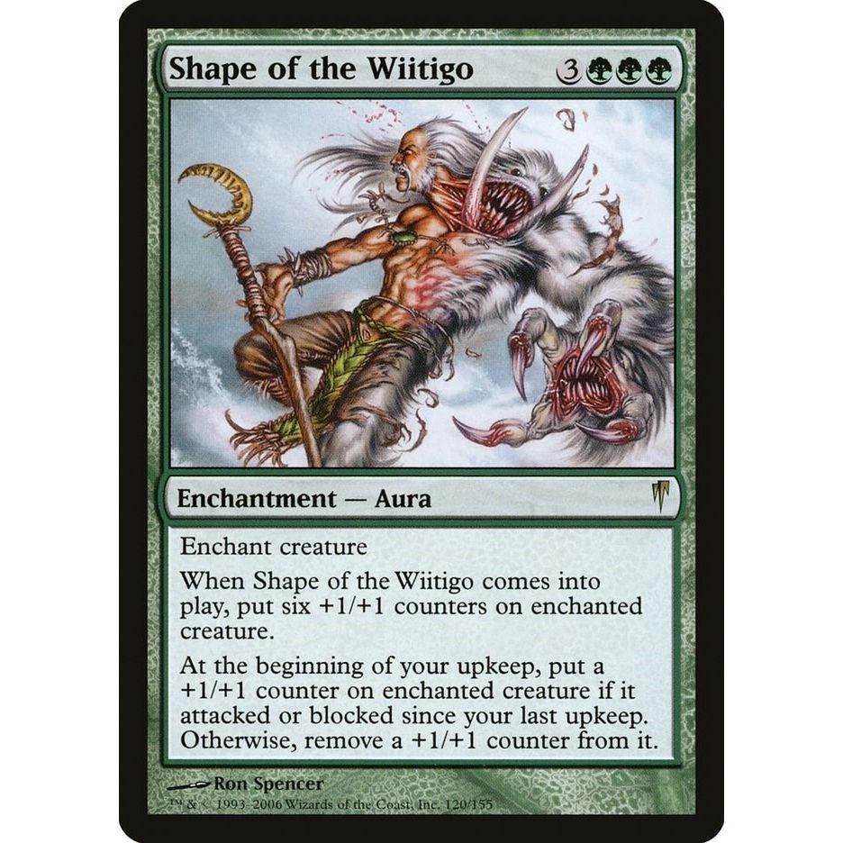 Image for Shape of the Wiitigo (120) (CSP) - Magic: The Gathering