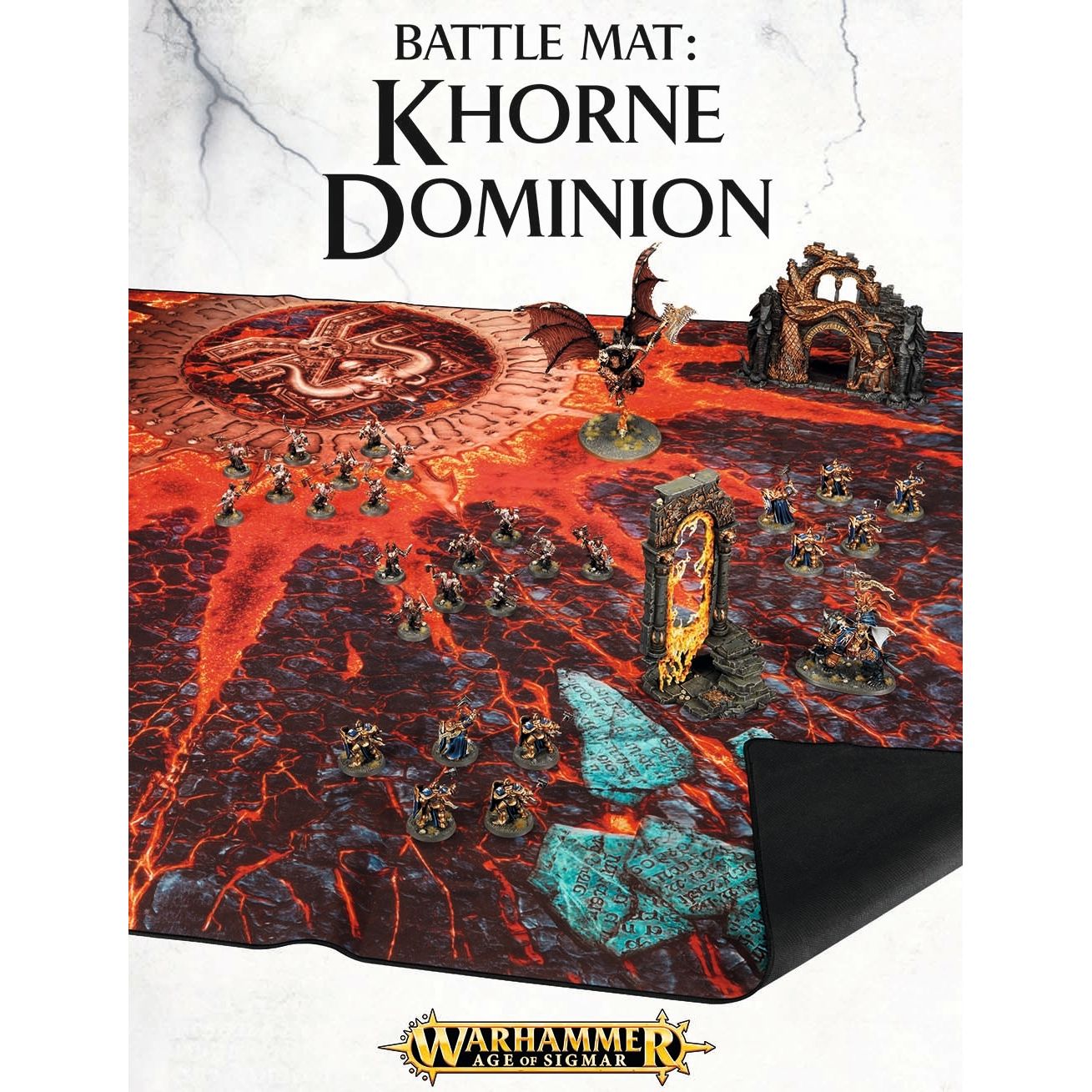 Image for Warhammer: Age of Sigmar - Battle Mat: Khorne Dominion - Warhammer Game Accessories