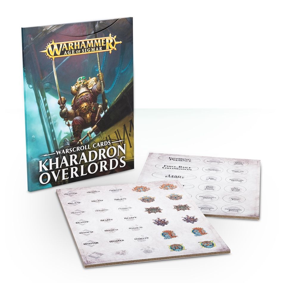 Image for Warhammer: Age of Sigmar - Warscroll Cards: Kharadron Overlords - Warhammer Game Accessories