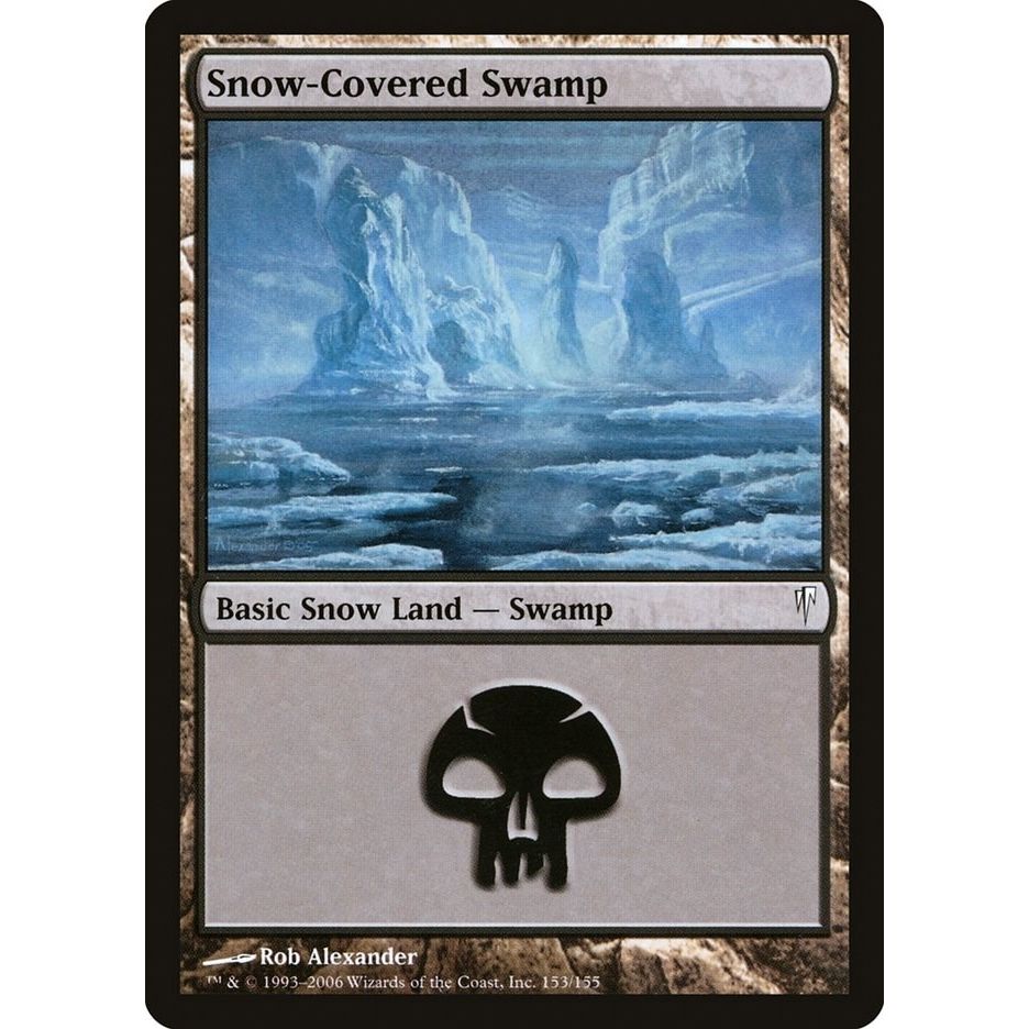 Image for Snow-Covered Swamp (153) (CSP) - Magic: The Gathering
