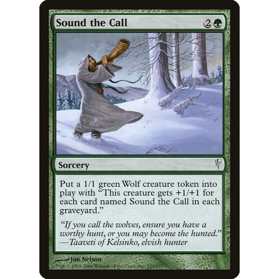 Image for Sound the Call (123) (CSP) - Magic: The Gathering