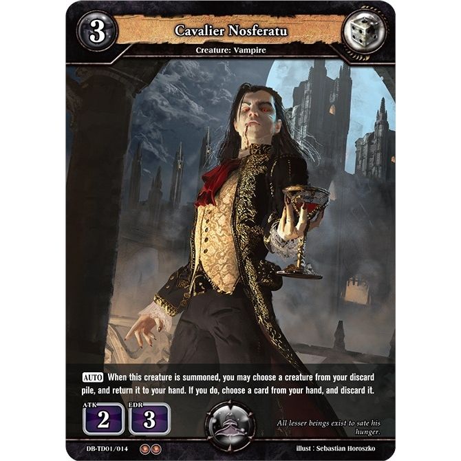 Image for Cavalier Nosferatu (DB-BT01/106) (BP01) - Dragoborne