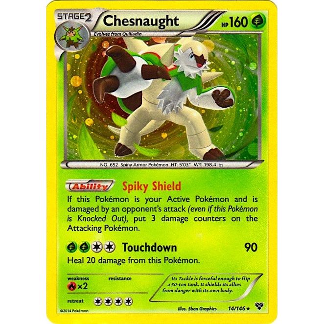 Image for Chesnaught - 14/146 (Cosmos Holo) (014/146) (BLE) - Pokemon
