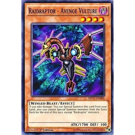 Image for Raidraptor - Avenge Vulture (MP17-EN006) (MP17) - YuGiOh