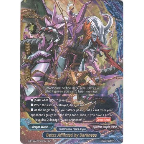 Image for Batzz Afflicted by Darkness (X-BT02A-CP03/0010EN) (X-BT02A) - Future Card BuddyFight
