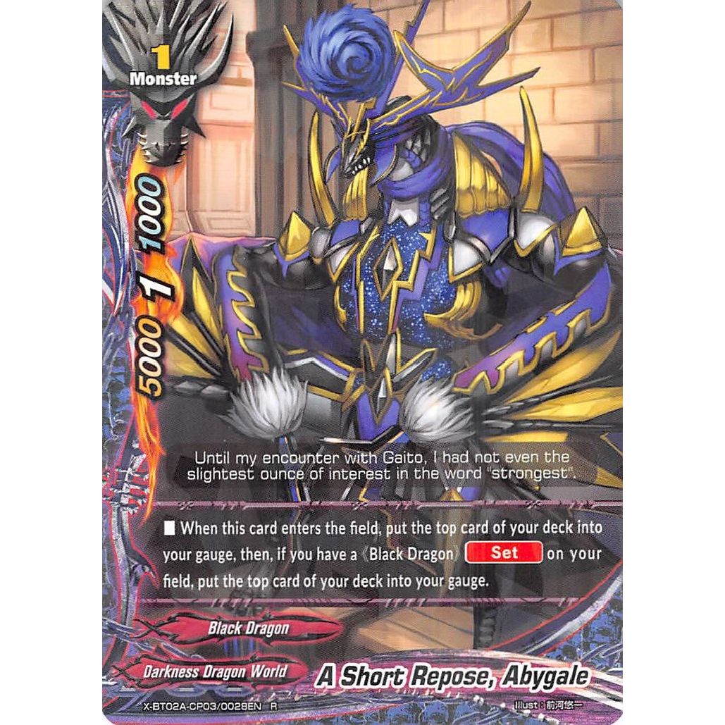 Image for A Short Repose, Abygale (X-BT02A-CP03/0028EN) (X-BT02A) - Future Card BuddyFight