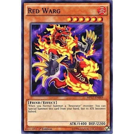 Image for Red Warg (MP17-EN069) (MP17) - YuGiOh