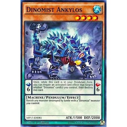 Image for Dinomist Ankylos (MP17-EN081) (MP17) - YuGiOh