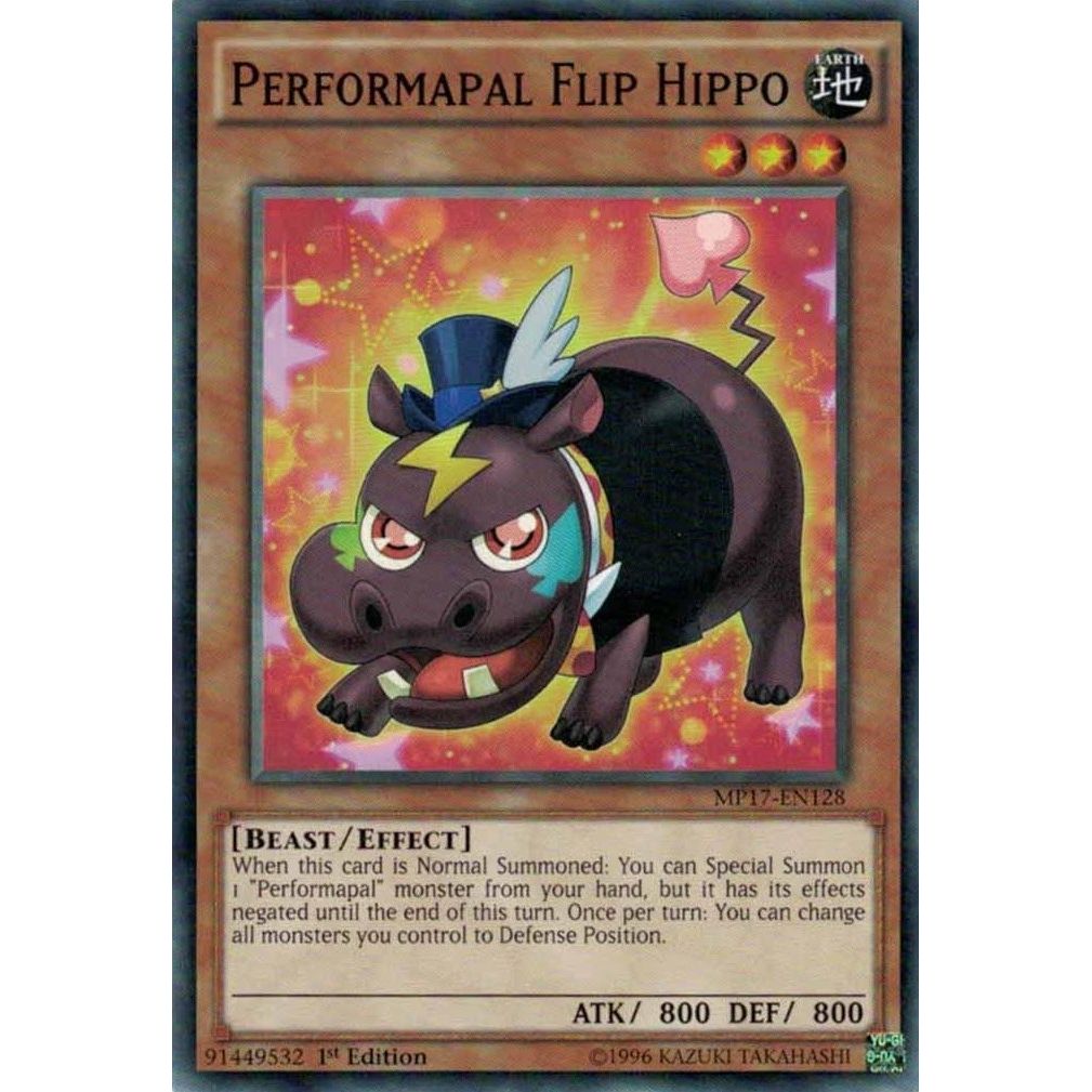 Image for Performapal Flip Hippo (MP17-EN128) (MP17) - YuGiOh