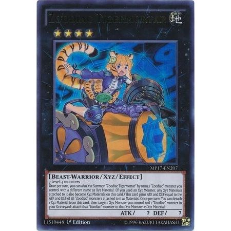 Image for Zoodiac Tigermortar (MP17-EN207) (MP17) - YuGiOh