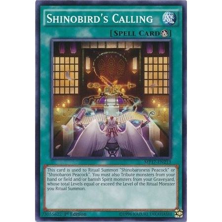 Image for Shinobird's Calling (MP17-EN213) (MP17) - YuGiOh