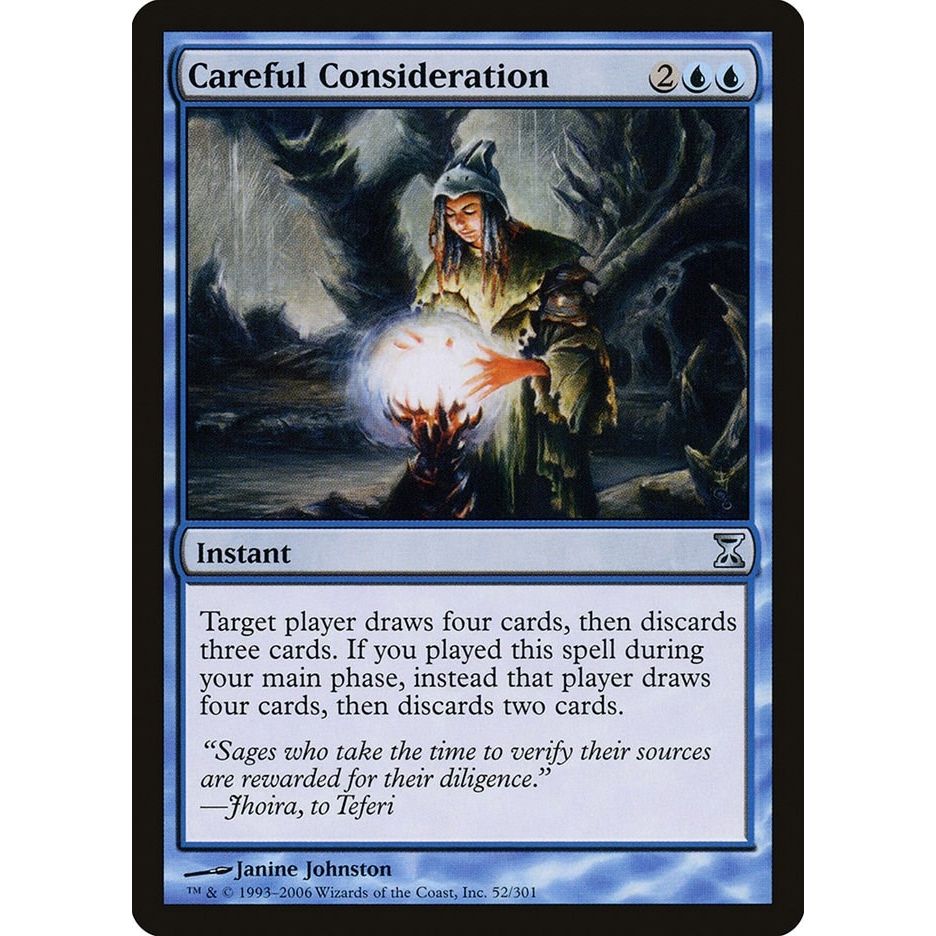 Image for Careful Consideration (52) (TSP) - Magic: The Gathering