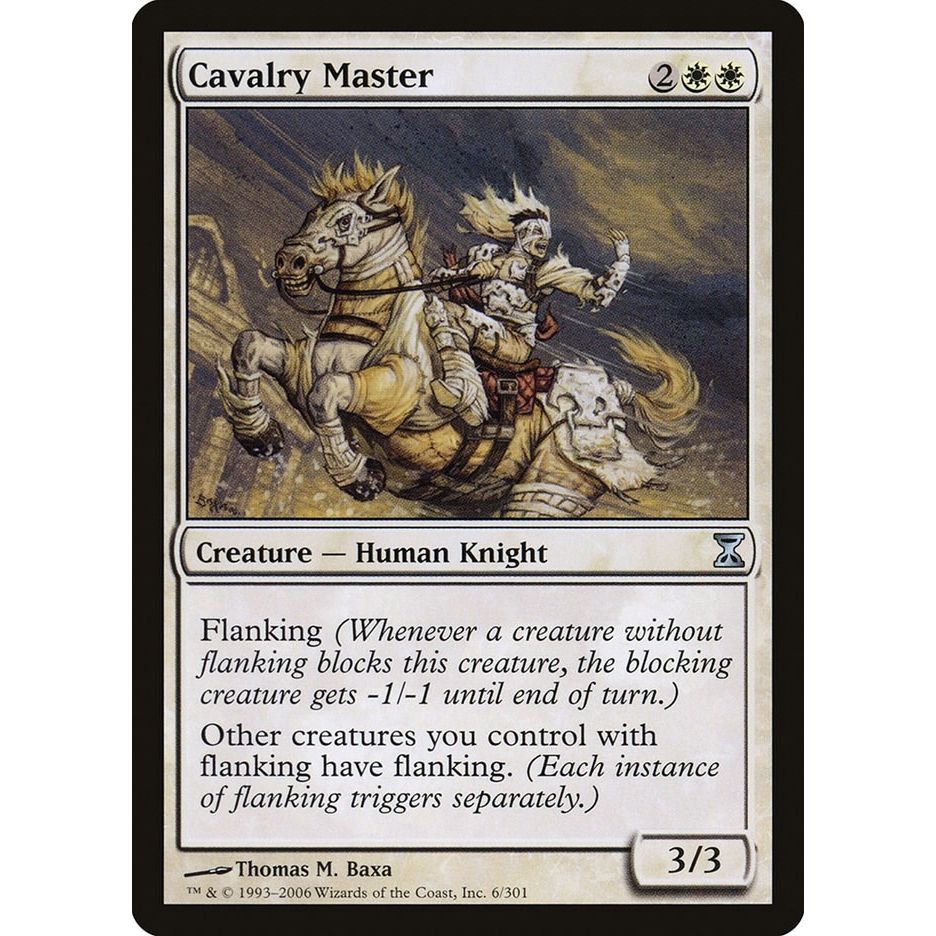 Image for Cavalry Master (6) (TSP) - Magic: The Gathering