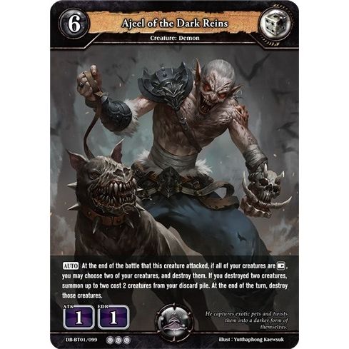 Image for Ajeel of the Dark Reins (DB-BT01/099) (BP01) - Dragoborne