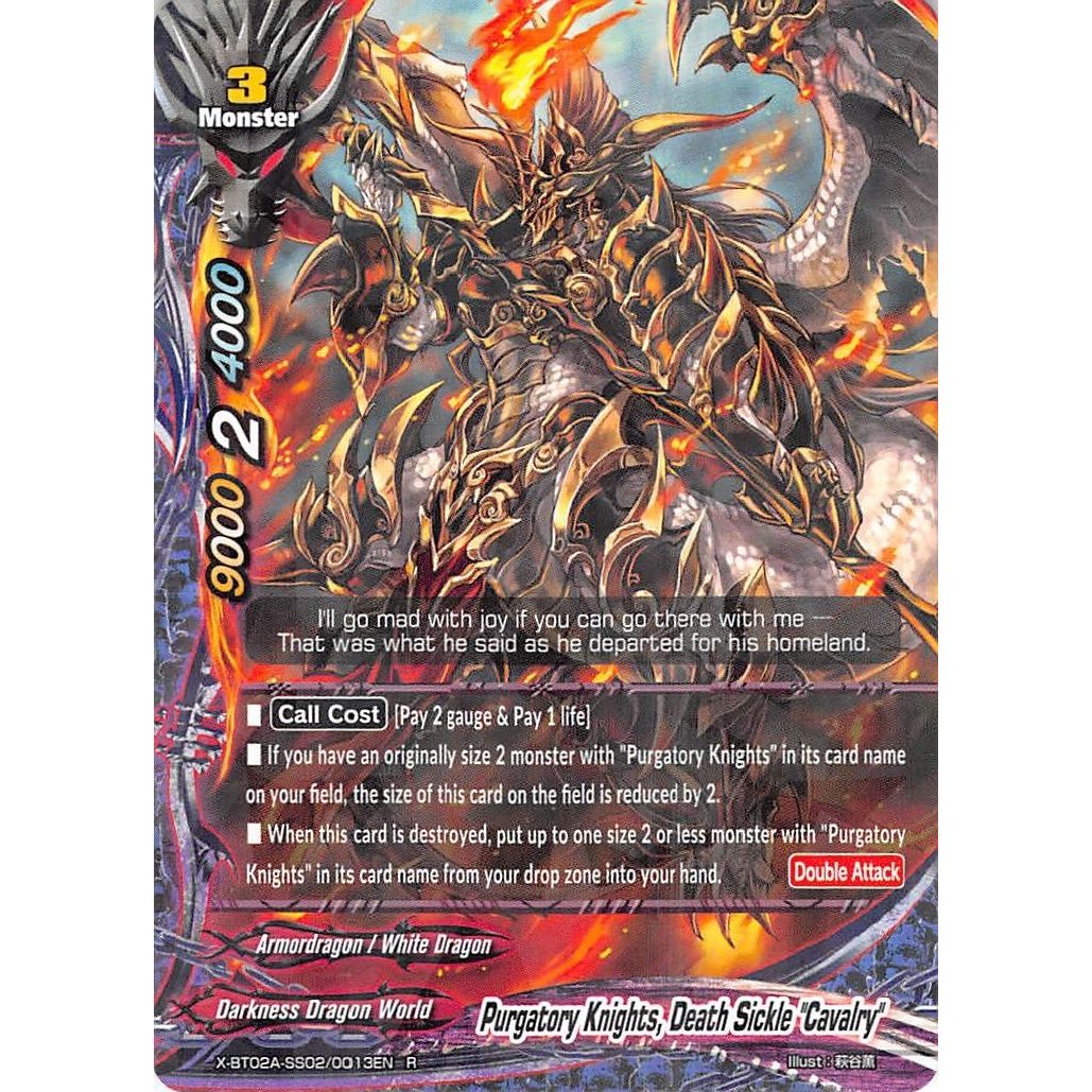 Image for Purgatory Knights, Death Sickle "Cavalry" (X-BT02A-SS02/0013EN) (X-BT02A) - Future Card BuddyFight