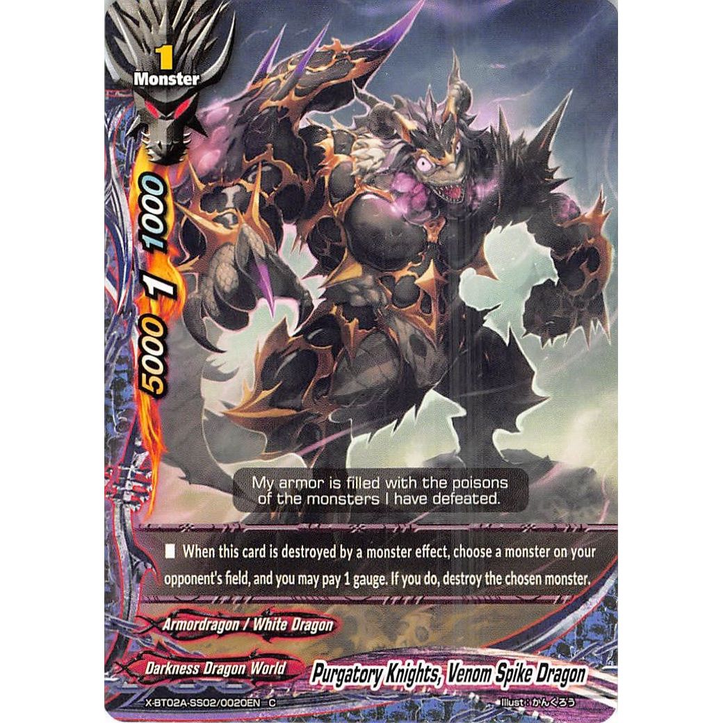 Image for Purgatory Knights, Venom Spike Dragon (X-BT02A-SS02/0020EN) (X-BT02A) - Future Card BuddyFight
