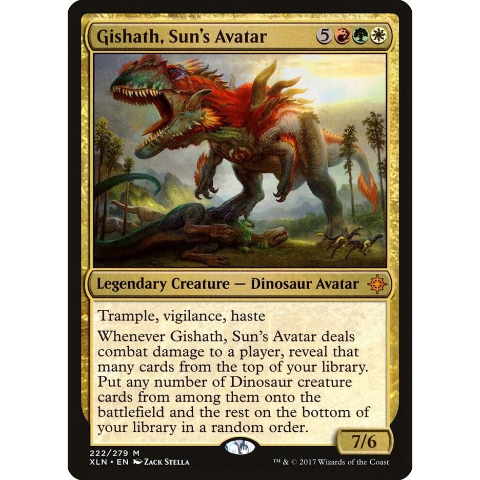 Image for Gishath, Sun's Avatar (222) (XLN) - Magic: The Gathering