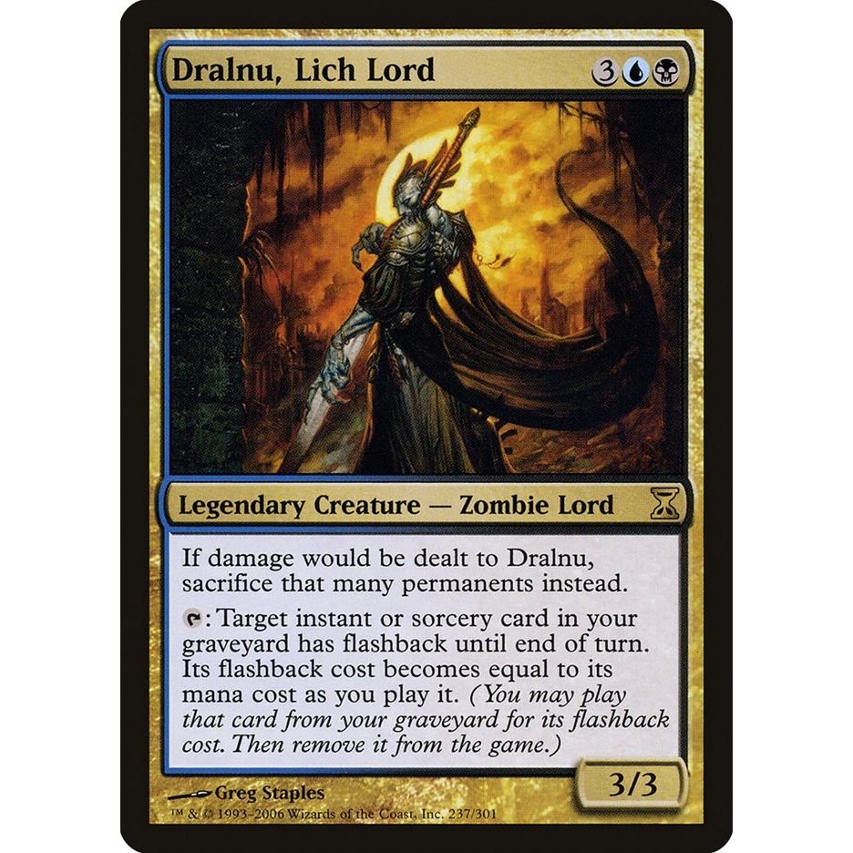 Image for Dralnu, Lich Lord (237) (TSP) - Magic: The Gathering