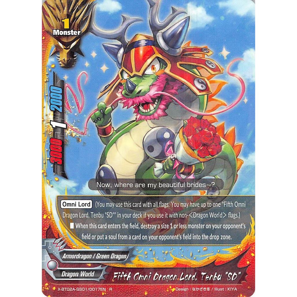 Image for Fifth Omni Dragon Lord, Tenbu "SD" (X-BT02A-SS01/0017EN) (X-BT02A) - Future Card BuddyFight