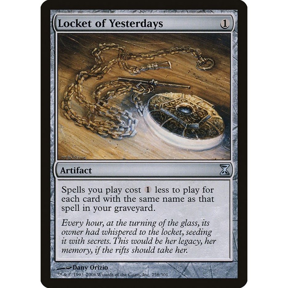 Image for Locket of Yesterdays (258) (TSP) - Magic: The Gathering