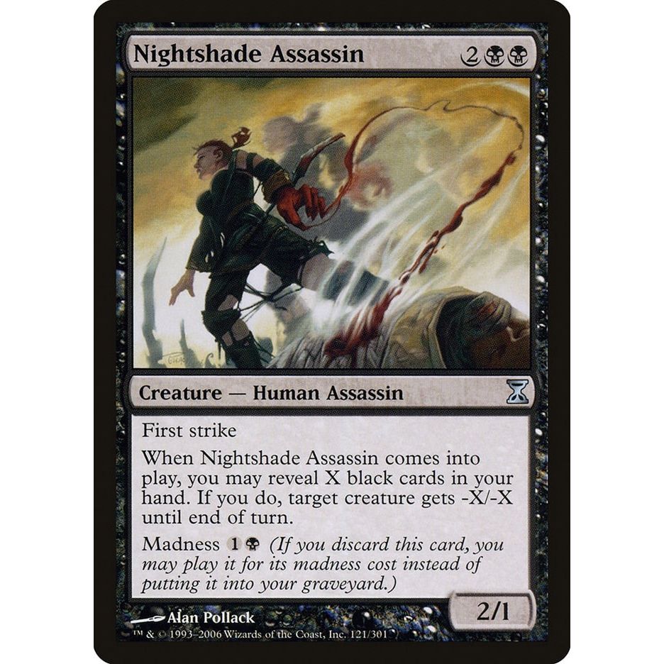Image for Nightshade Assassin (121) (TSP) - Magic: The Gathering
