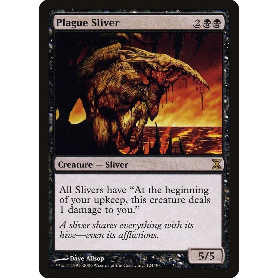 Image for Plague Sliver (124) (TSP) - Magic: The Gathering