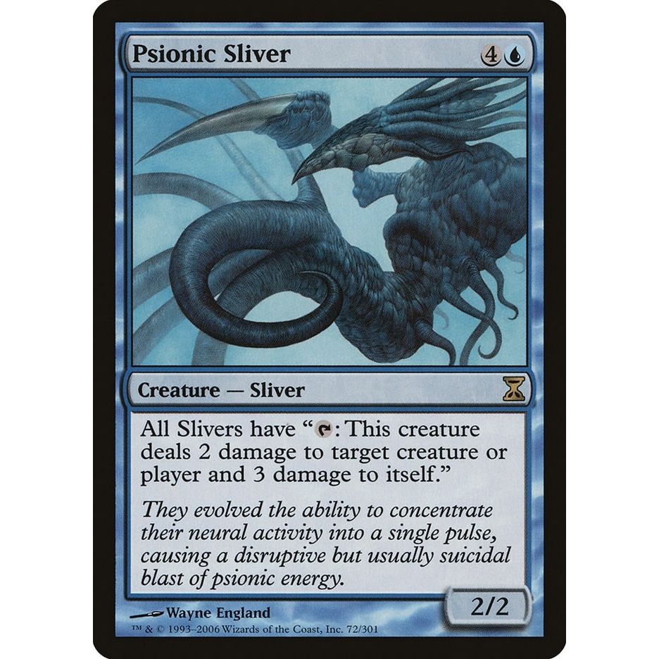 Image for Psionic Sliver (72) (TSP) - Magic: The Gathering