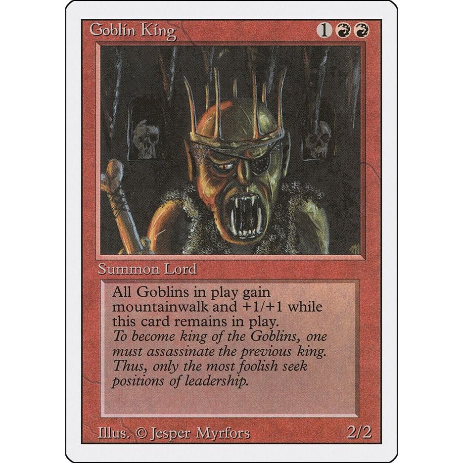 Image for Goblin King (3ED) - Magic: The Gathering