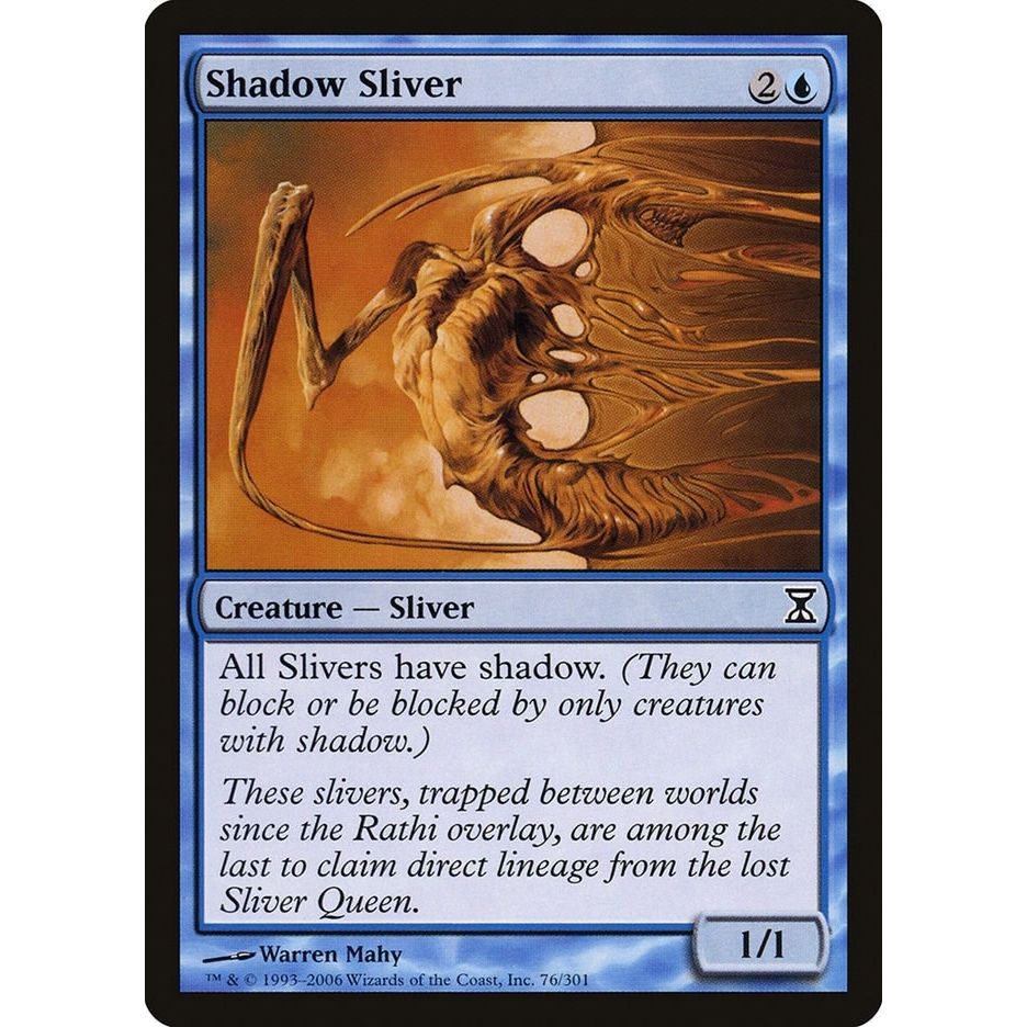 Image for Shadow Sliver (76) (TSP) - Magic: The Gathering