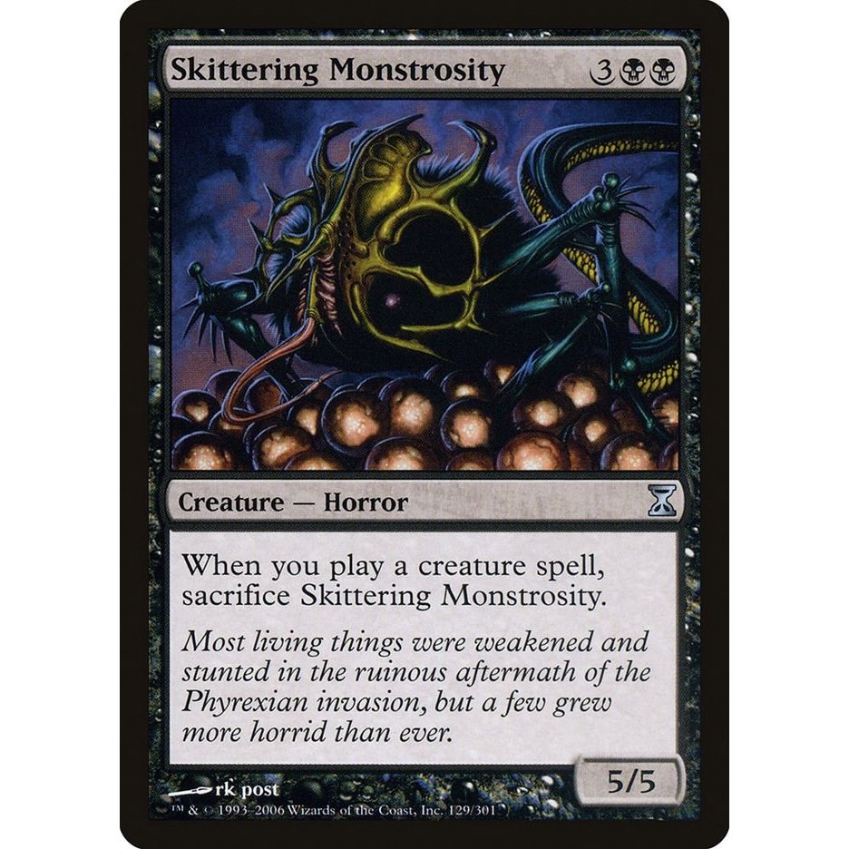 Image for Skittering Monstrosity (129) (TSP) - Magic: The Gathering