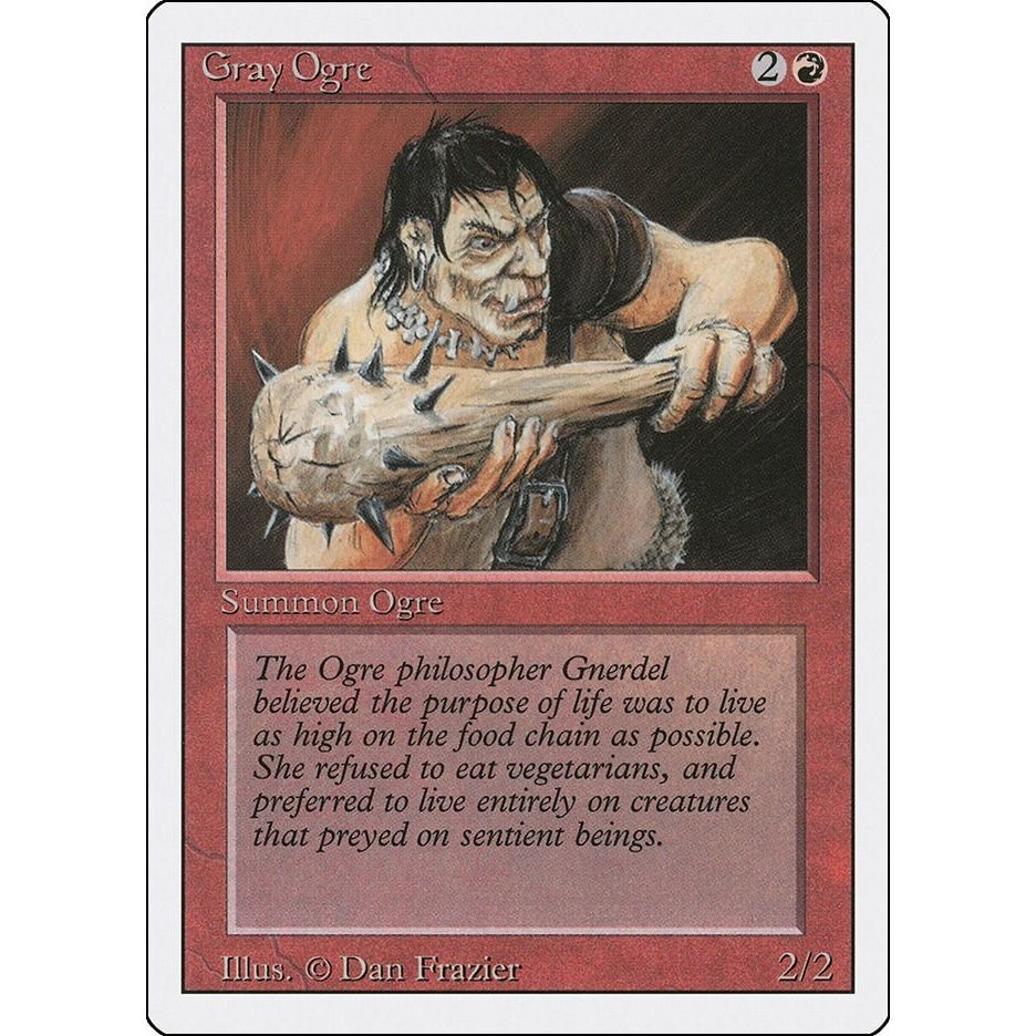 Image for Gray Ogre (3ED) - Magic: The Gathering