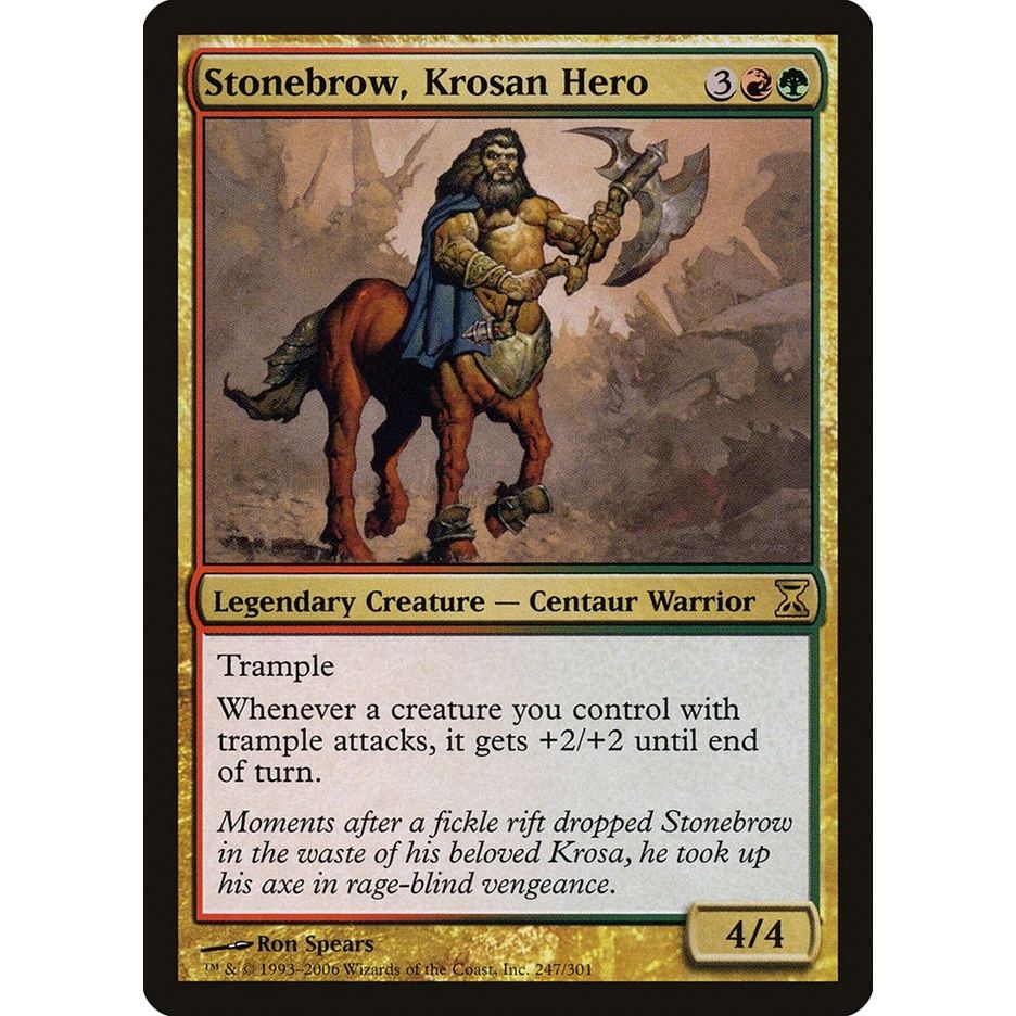 Image for Stonebrow, Krosan Hero (247) (TSP) - Magic: The Gathering