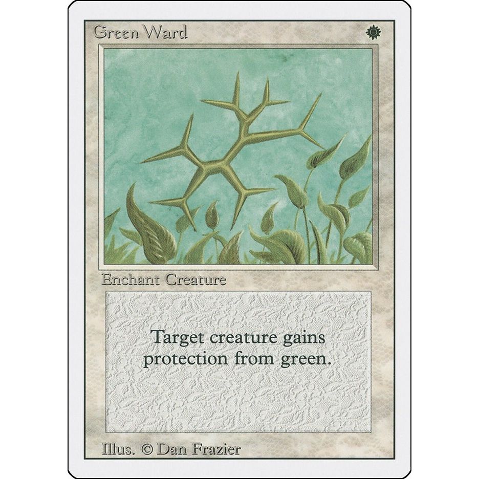 Image for Green Ward (3ED) - Magic: The Gathering
