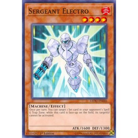 Image for Sergeant Electro (LEDU-EN046) (LEDU) - YuGiOh