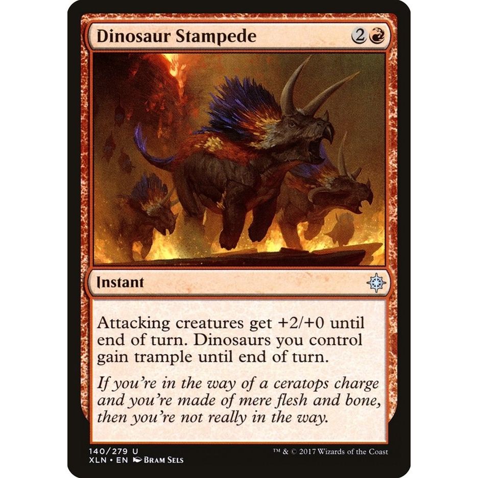 Image for Dinosaur Stampede (140) (XLN) - Magic: The Gathering