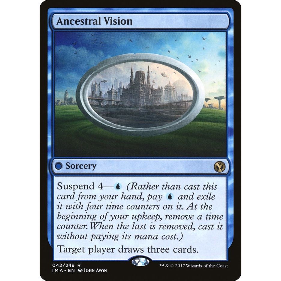 Image for Ancestral Vision (42) (IMA) - Magic: The Gathering