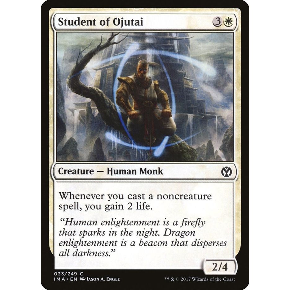 Image for Student of Ojutai (33) (IMA) - Magic: The Gathering