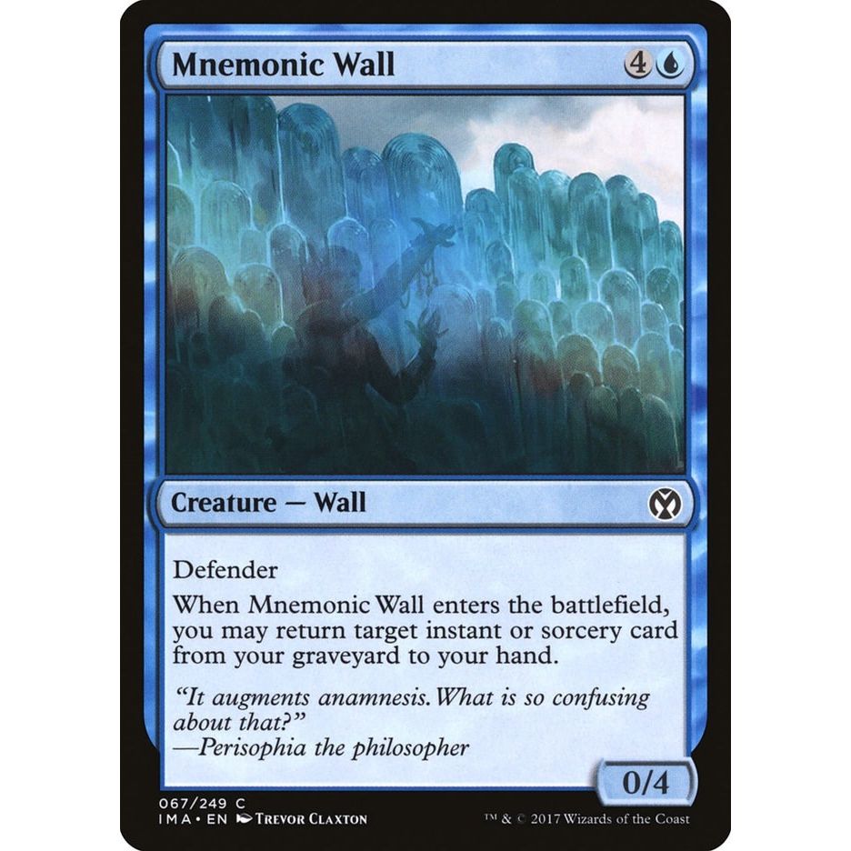 Image for Mnemonic Wall (67) (IMA) - Magic: The Gathering