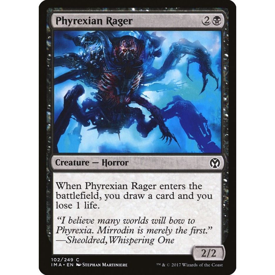 Image for Phyrexian Rager (102) (IMA) - Magic: The Gathering