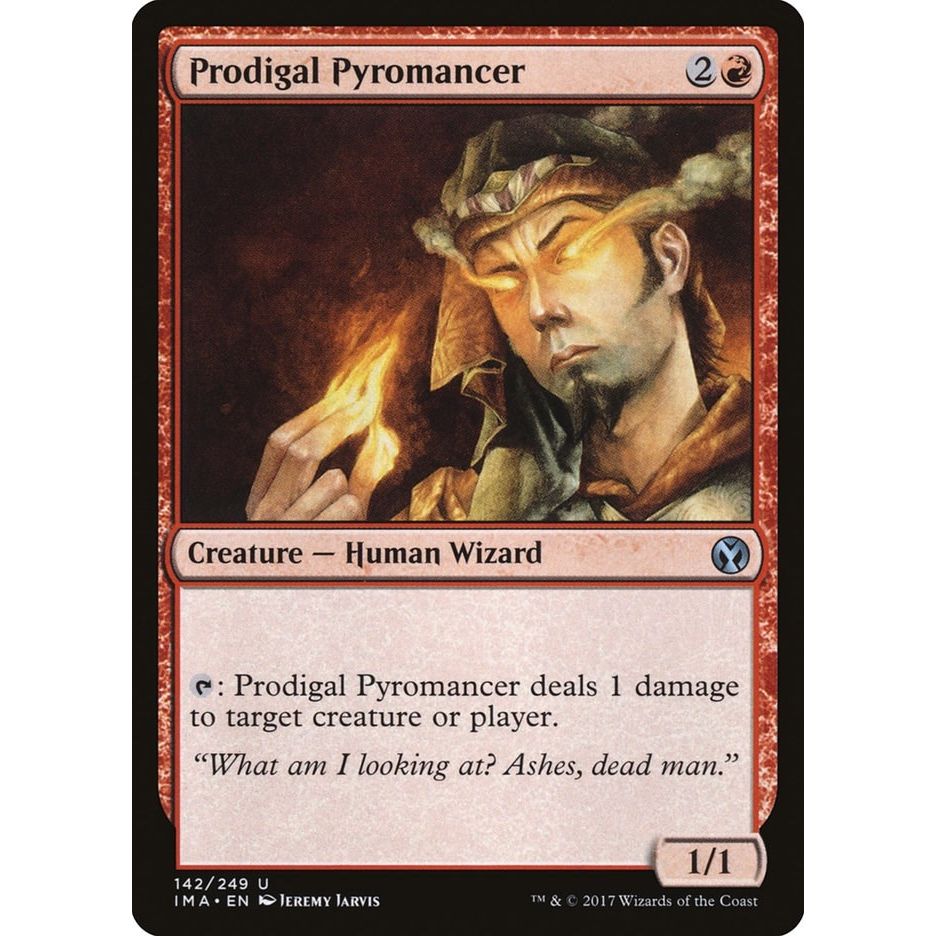 Image for Prodigal Pyromancer (142) (IMA) - Magic: The Gathering