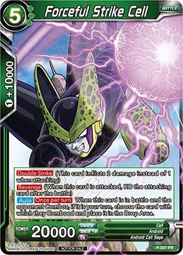 Image for Forceful Strike Cell (Non-Foil Version) (P-007) (PR) - Dragon Ball Super: Masters