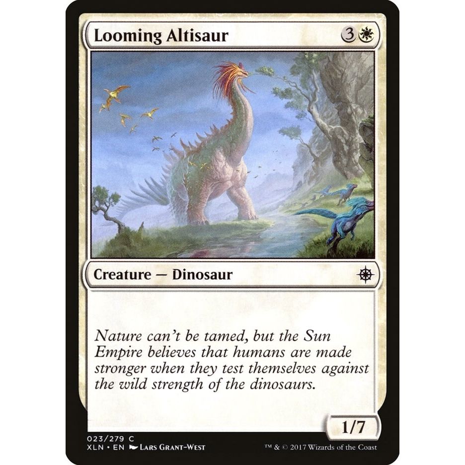 Image for Looming Altisaur (23) (XLN) - Magic: The Gathering