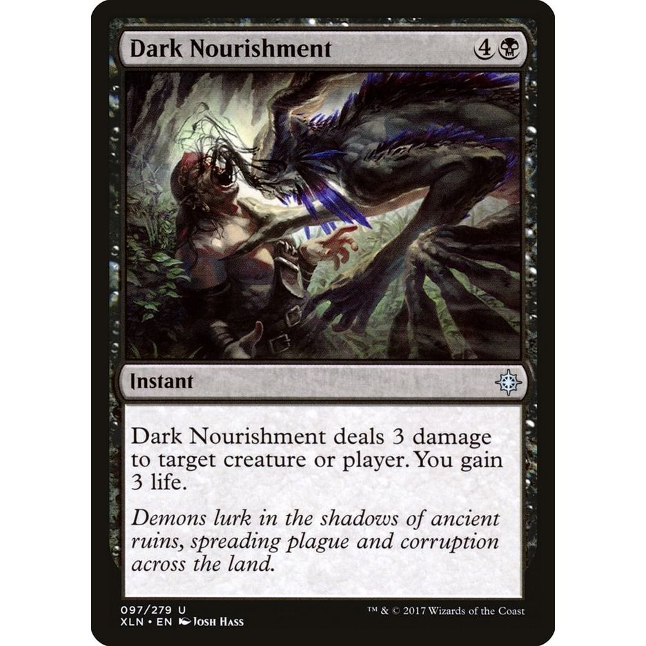 Image for Dark Nourishment (97) (XLN) - Magic: The Gathering