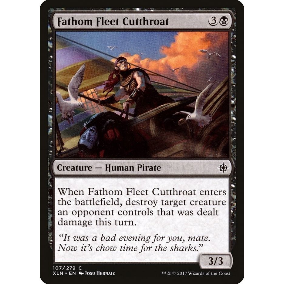 Image for Fathom Fleet Cutthroat (107) (XLN) - Magic: The Gathering