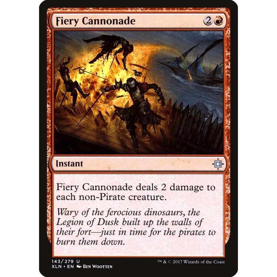 Image for Fiery Cannonade (143) (XLN) - Magic: The Gathering
