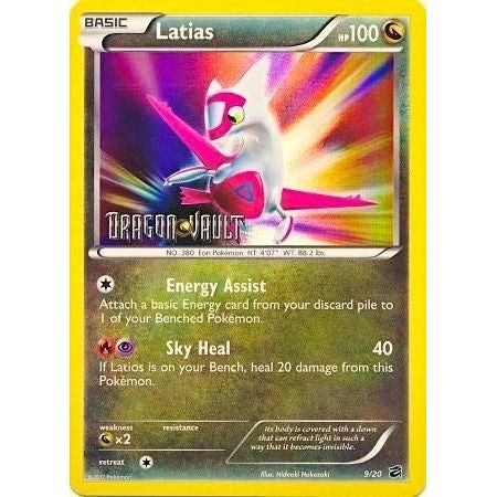 Image for Latias - 9/20 (Dragon Vault) (009/020) (BLE) - Pokemon