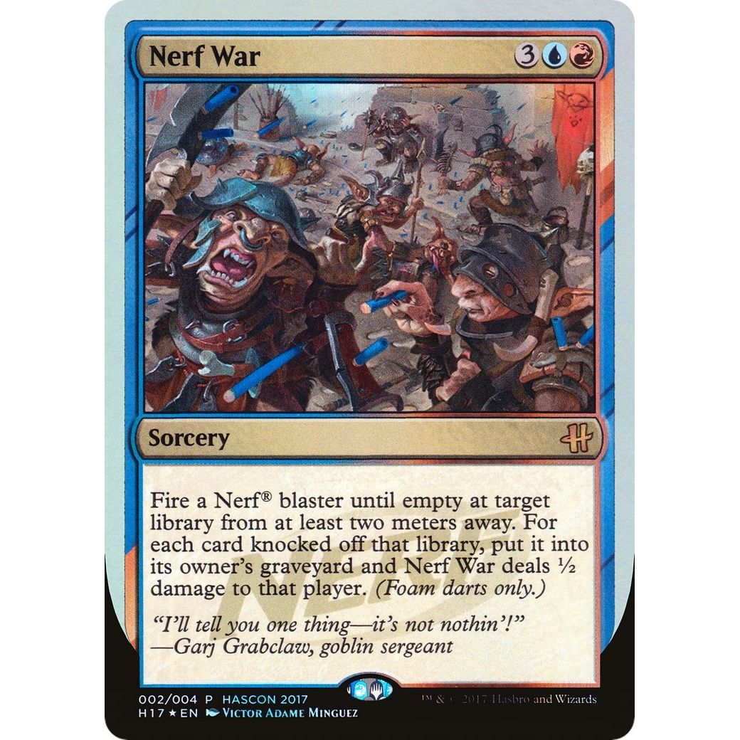Image for Nerf War (2) (MEDIA) - Magic: The Gathering